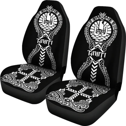 Tahiti Car Seat Covers - Tahiti Flag Polynesian Tribal