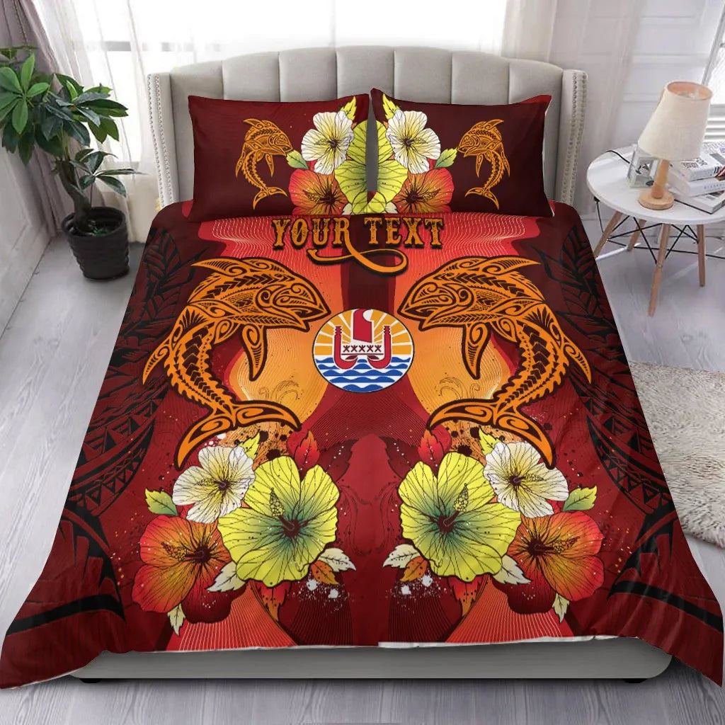 Tahiti Custom Personalised Bedding Sets - Tribal Tuna Fish
