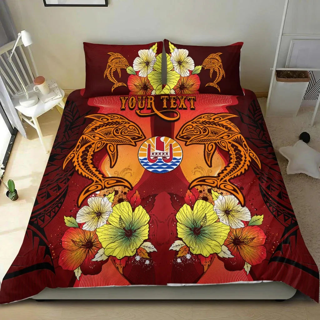 Tahiti Custom Personalised Bedding Sets - Tribal Tuna Fish