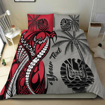 Tahiti Custom Personalized Bedding Set - Classical Coconut Tree