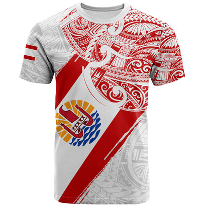 Tahiti T-Shirt Tribal Traditional Flag