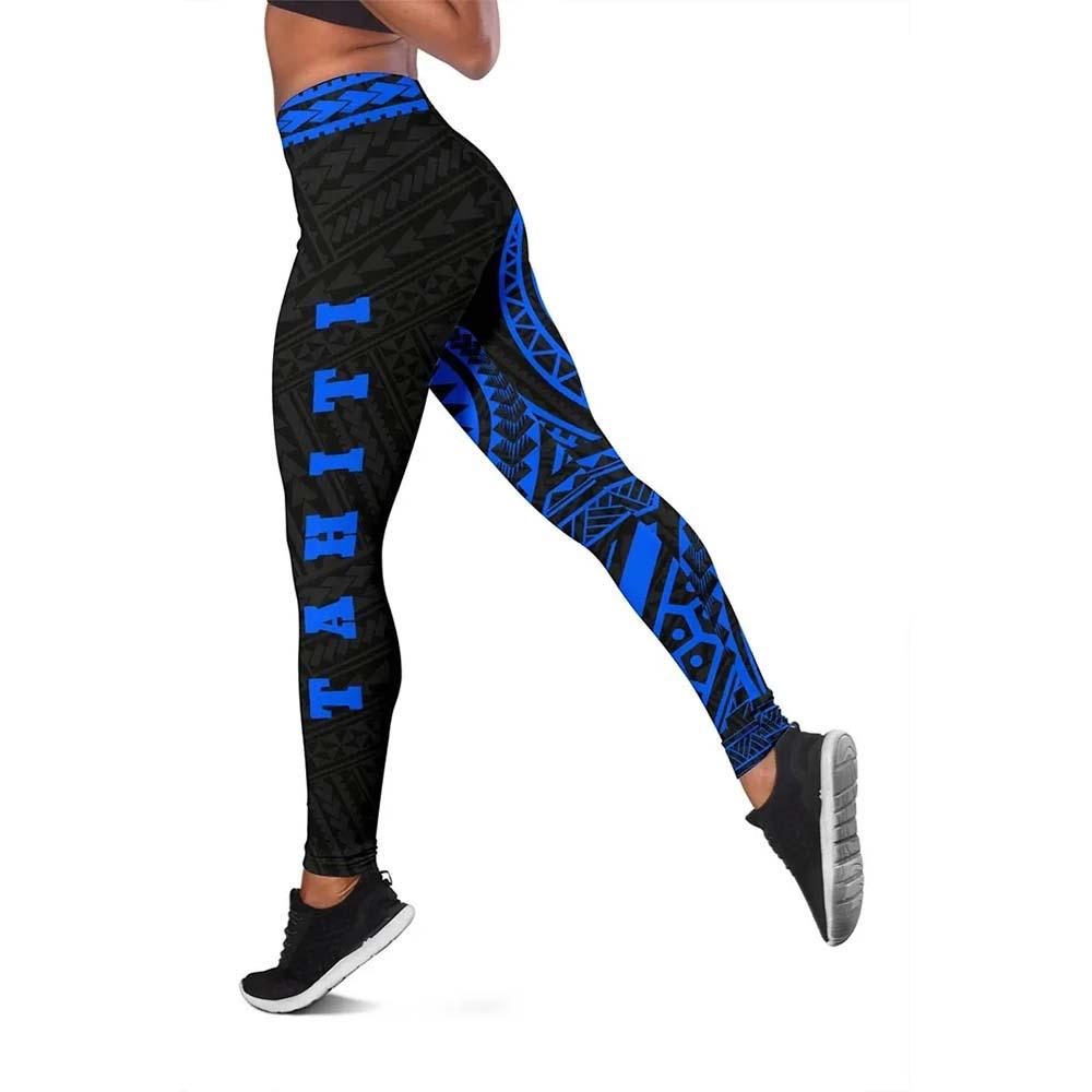Tahiti Legging - Polynesian Blue Version