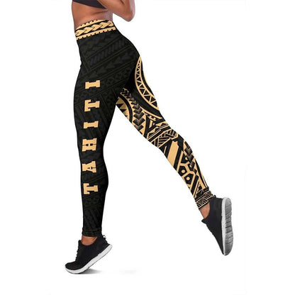 Tahiti Legging - Polynesian Gold Version
