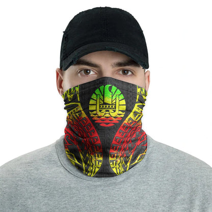 Tahiti Neck Gaiter - Polynesian Pattern Reggae