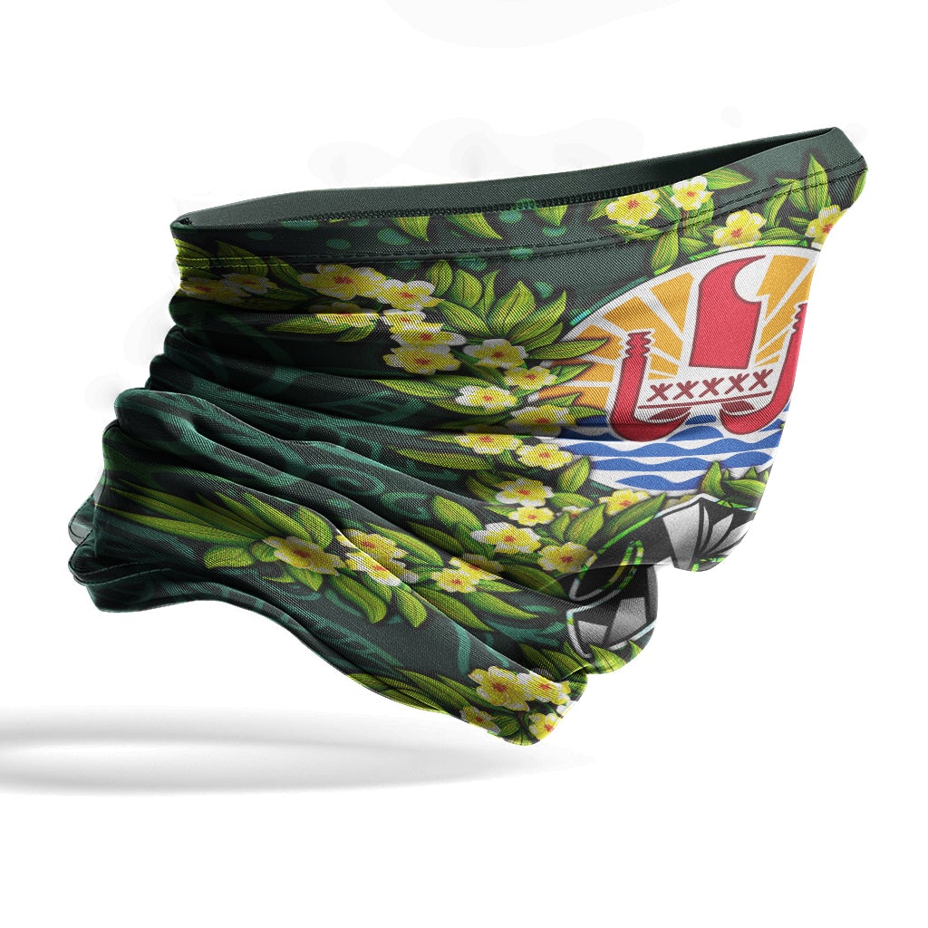 Tahiti Neck Gaiter - Ti Leaf Lei Turtle