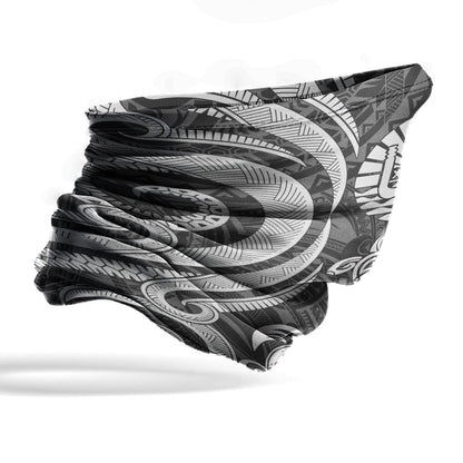 Tahiti Neck Gaiter - Turtle Tentacle White