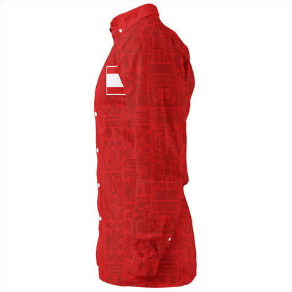 Tahiti Long Sleeve Shirt Pattern Tribal