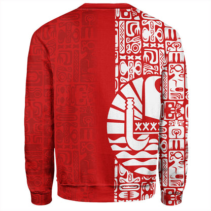 Tahiti Sweatshirt Pattern Tribal