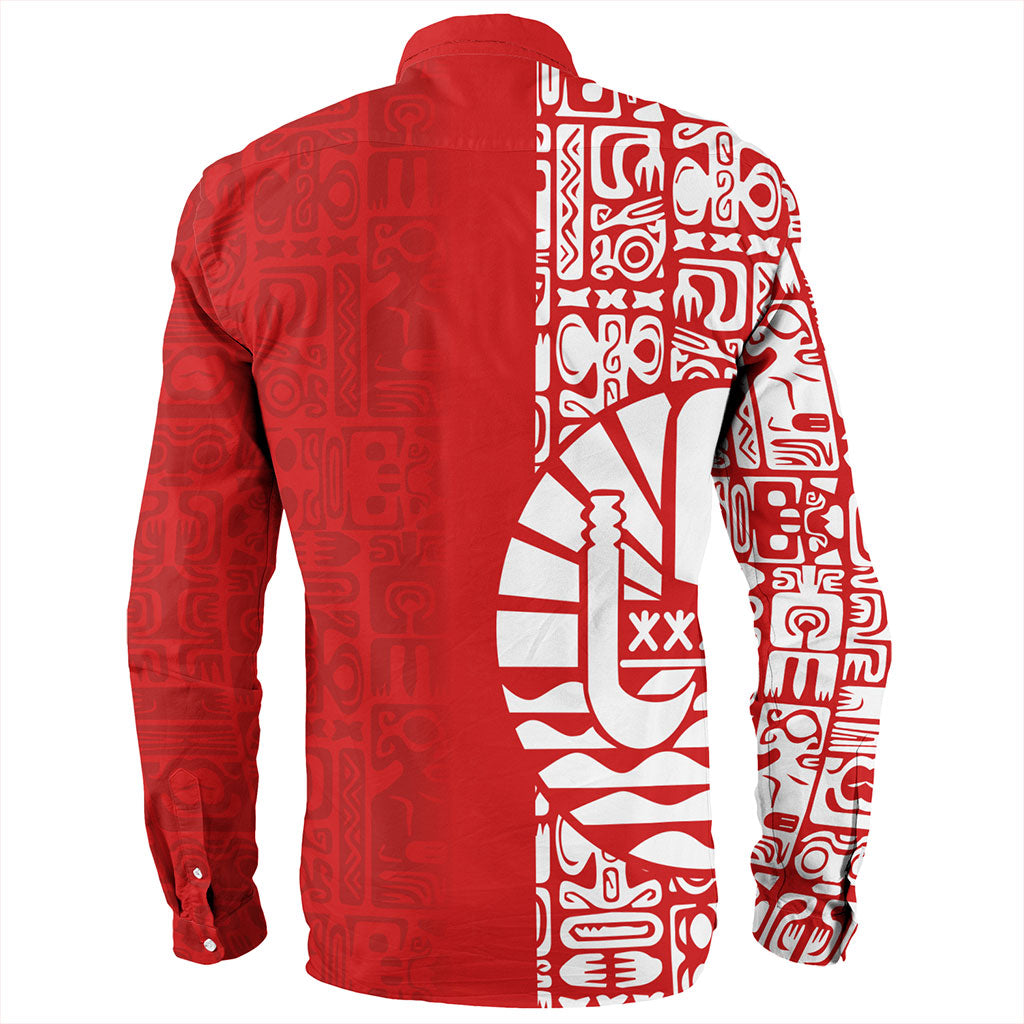 Tahiti Long Sleeve Shirt Pattern Tribal