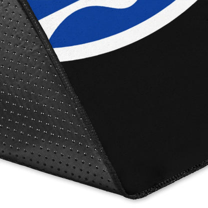 Tahiti Polynesian Are Rug - Tribal Wave Tattoo Flag Style