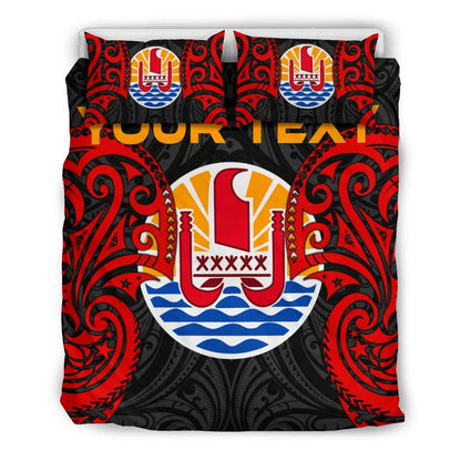 Tahiti Polynesian Custom Personalised Bedding Set - Tahitians Spirit