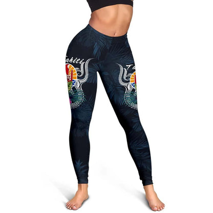 Tahiti Polynesian Legging - Tropical Flower