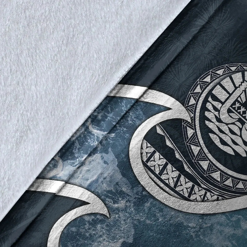 Tahiti Polynesian Premium Blanket - Ocean Style