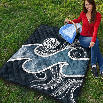 Tahiti Polynesian Premium Quilt - Ocean Style