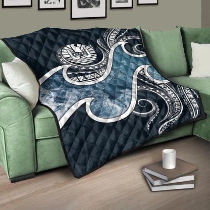 Tahiti Polynesian Premium Quilt - Ocean Style