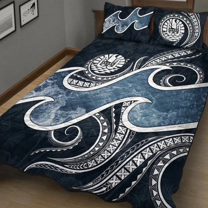 Tahiti Polynesian Quilt Bed Set - Ocean Style
