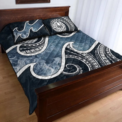 Tahiti Polynesian Quilt Bed Set - Ocean Style