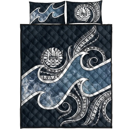 Tahiti Polynesian Quilt Bed Set - Ocean Style