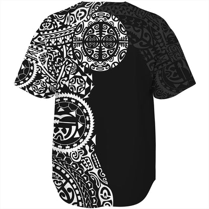 Tahiti Baseball Shirt Tribal Tattoo