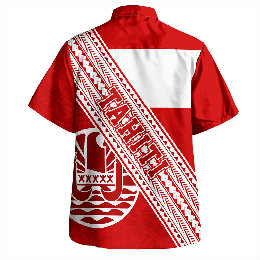 Austral Islands Hawaiian Shirt Flag And Coat Of Arms