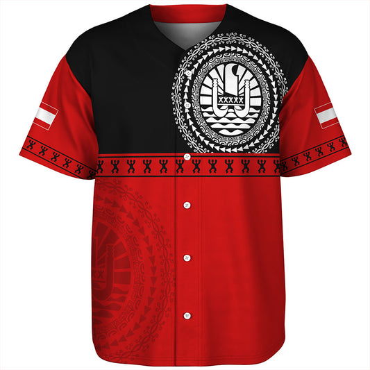 Tahiti Baseball Shirt Tribal Tattoo Design