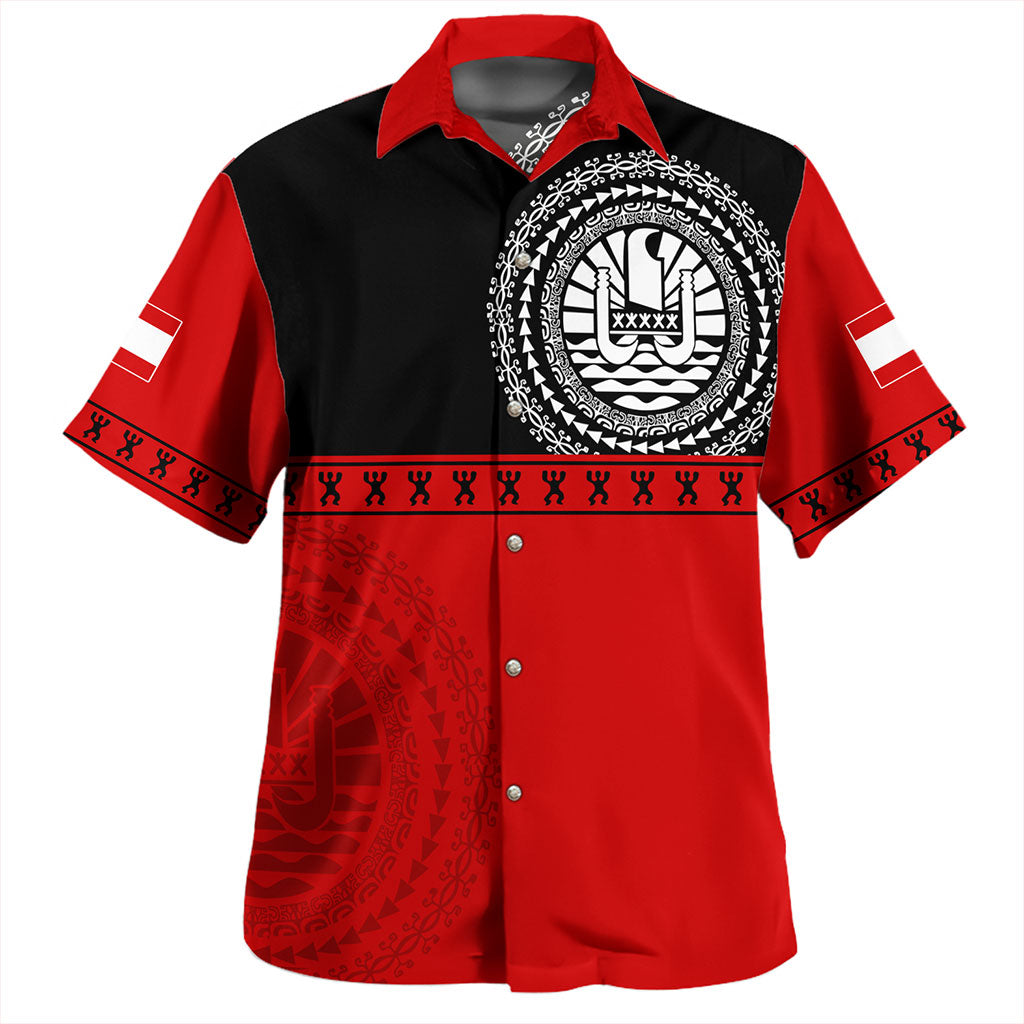 Tahiti Hawaiian Shirt Tribal Tattoo Design