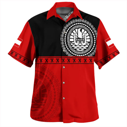 Tahiti Hawaiian Shirt Tribal Tattoo Design