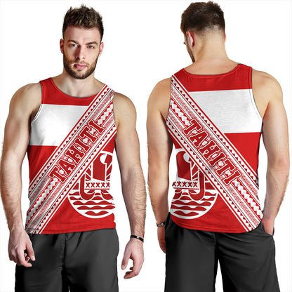 Tahiti Tank Top Flag And Coat Of Arms