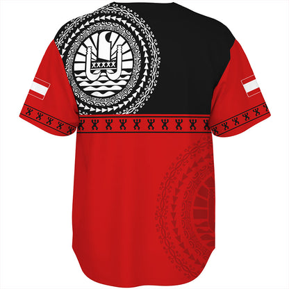 Tahiti Baseball Shirt Tribal Tattoo Design