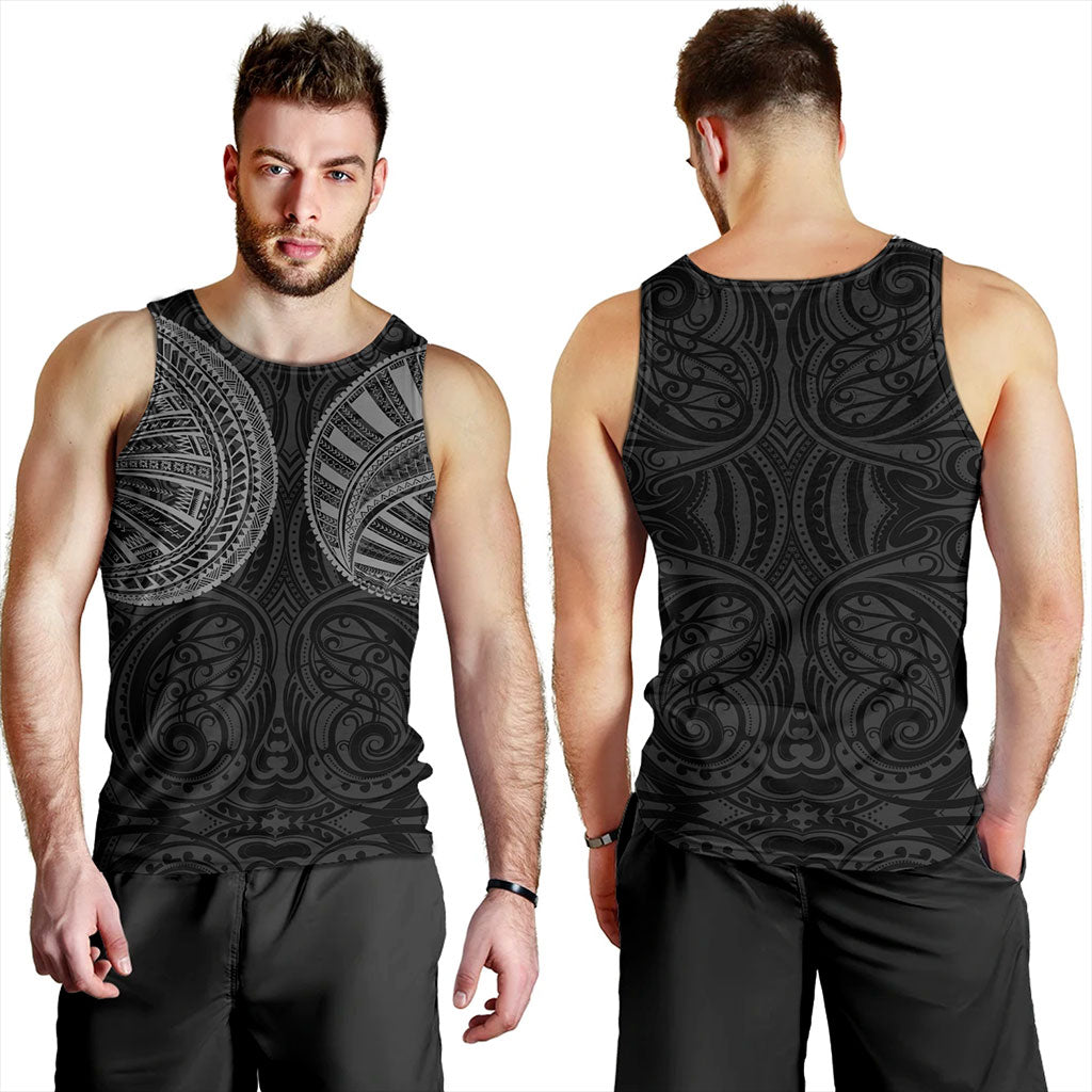 Samoa Tank Top Tribal Tattoo Chest Design