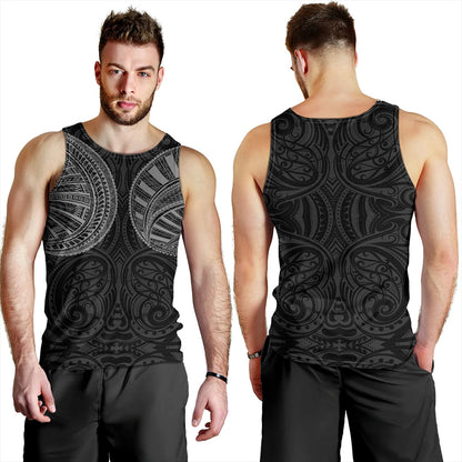 Samoa Tank Top Tribal Tattoo Chest Design