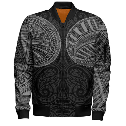 Samoa Bomber Jacket Tribal Tattoo Chest Design