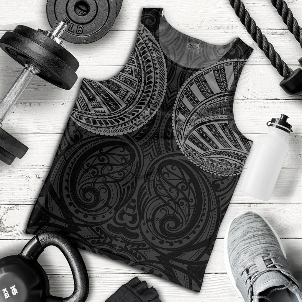 Samoa Tank Top Tribal Tattoo Chest Design