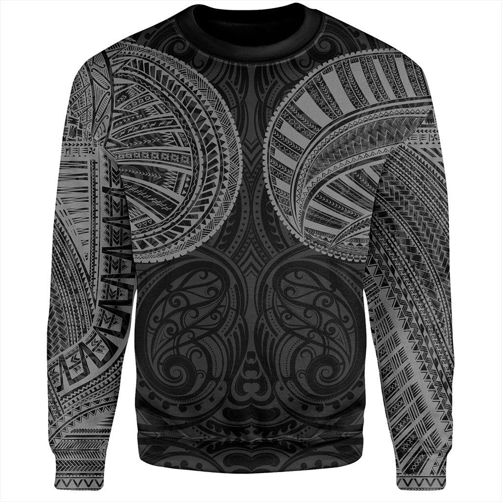 Samoa Sweatshirt Tribal Tattoo Chest Design