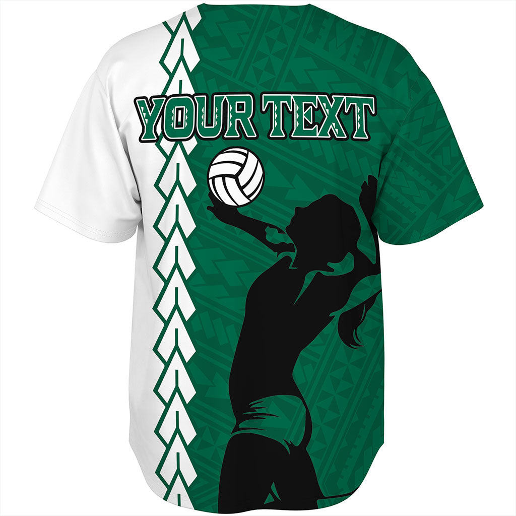 Hawaii Baseball Shirt Custom Women Volleyball Polynesia Tattoo