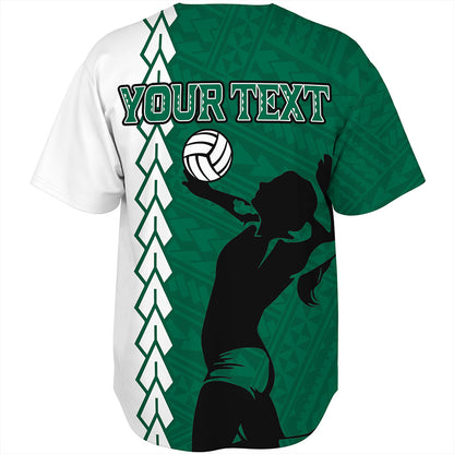 Hawaii Baseball Shirt Custom Women Volleyball Polynesia Tattoo