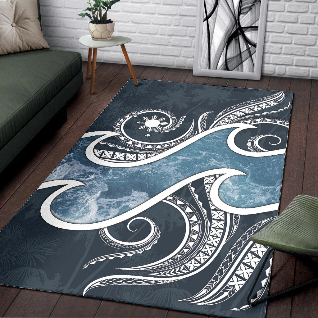 The Philippines Area Rug - Ocean Style