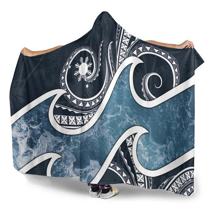 The Philippines Hooded Blanket - Ocean Style