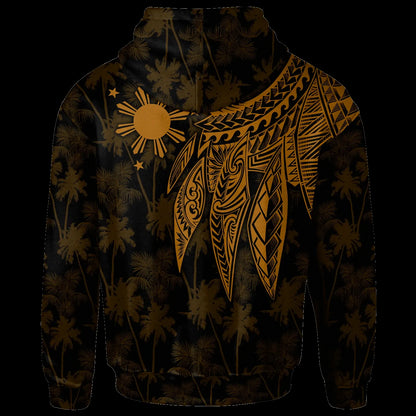 The Philippines  Hoodie - Polynesian Wings (Golden)