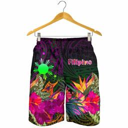 The Philippines Men Shorts - Summer Hibiscus