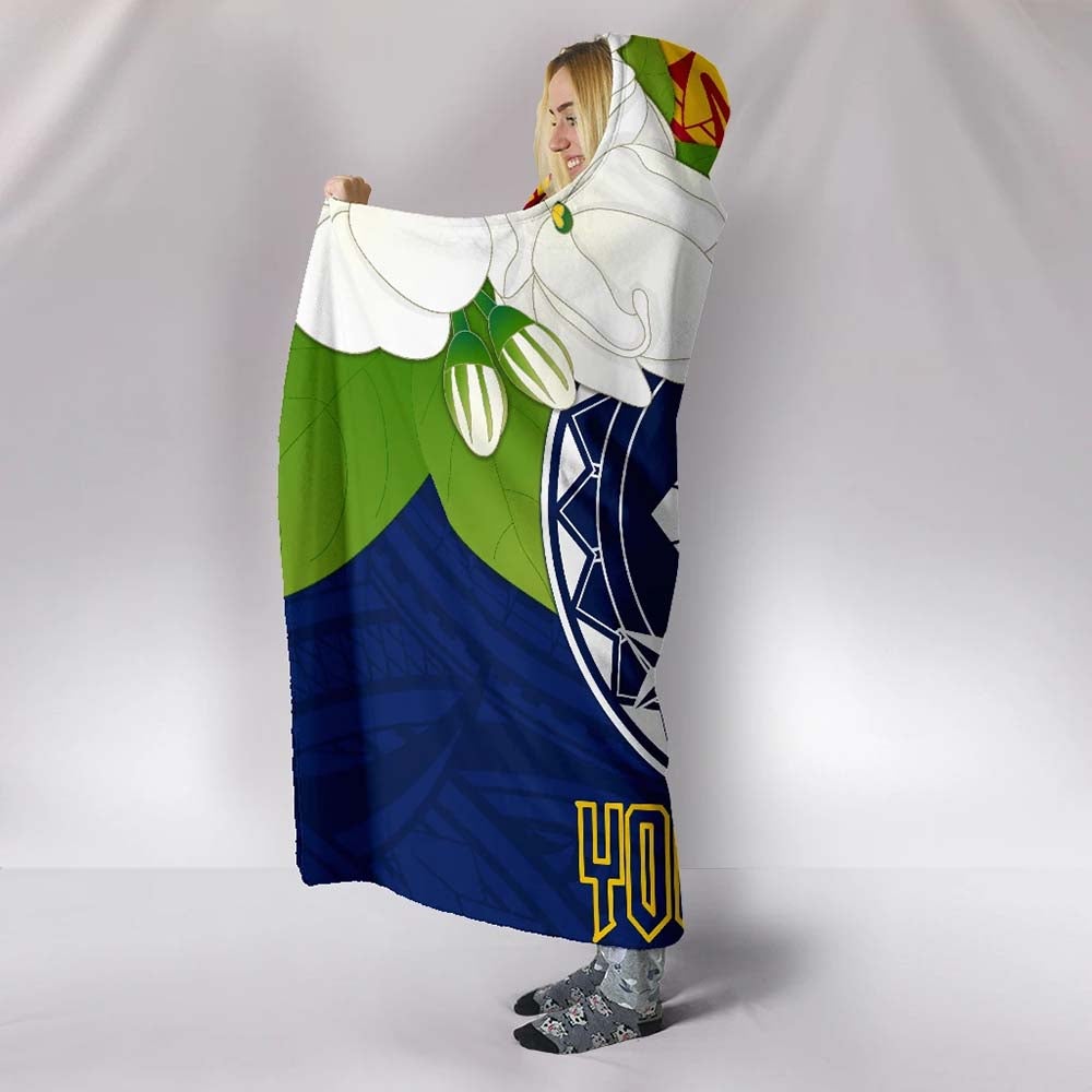 The Philippines Personalised Hooded Blanket - Filipino Sampaguita