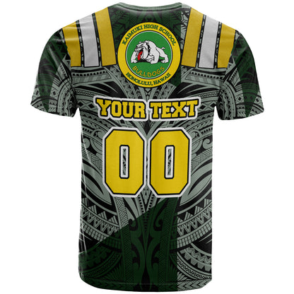 Hawaii Kaimuki High School T- Shirt - Custom  Kaimuki High School Polynesian Pattern