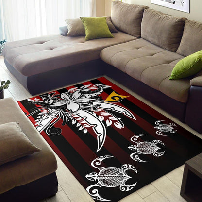 Tokelau Area Rug - Vertical Stripes Style