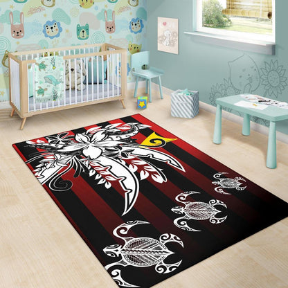 Tokelau Area Rug - Vertical Stripes Style