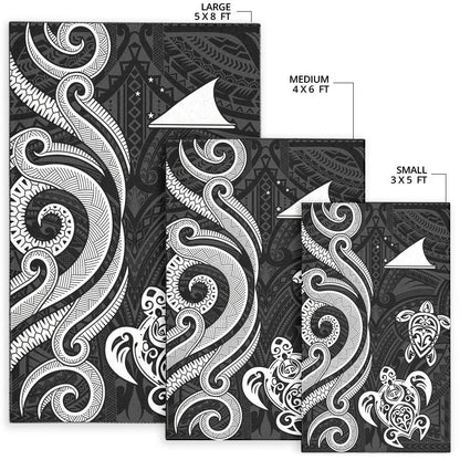 Tokelau Area Rug - White Tentacle Turtle