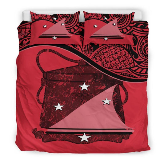 Tokelau Duvet Cover Set - Tokelau Coat Of Arms Pink