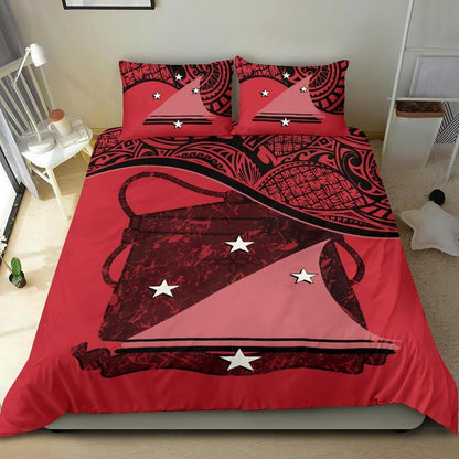 Tokelau Duvet Cover Set - Tokelau Coat Of Arms Pink