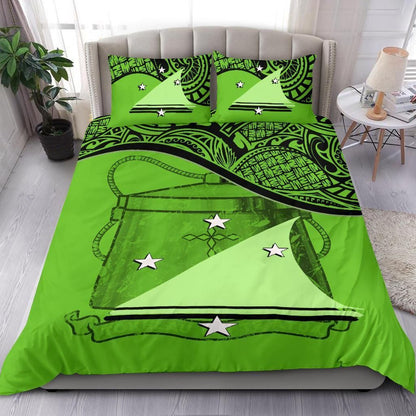 Tokelau Duvet Cover Set - Tokelau Coat Of Arms Green
