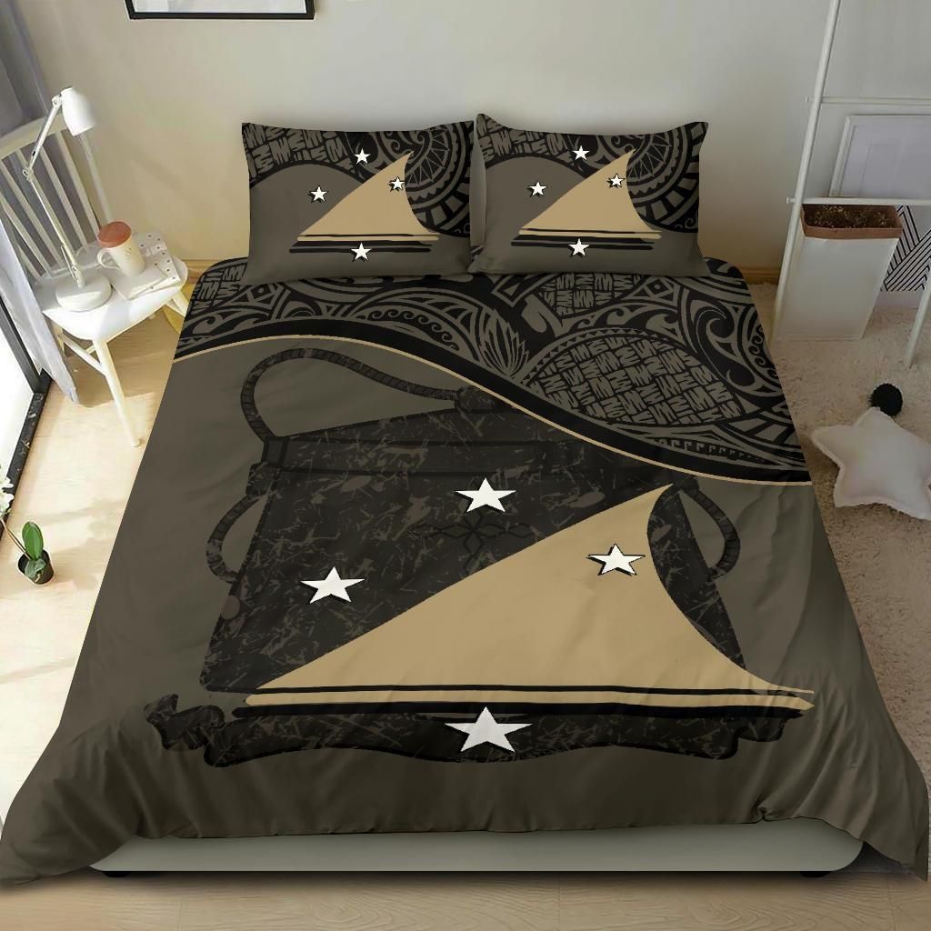 Tokelau Duvet Cover Set - Tokelau Coat Of Arms Brown