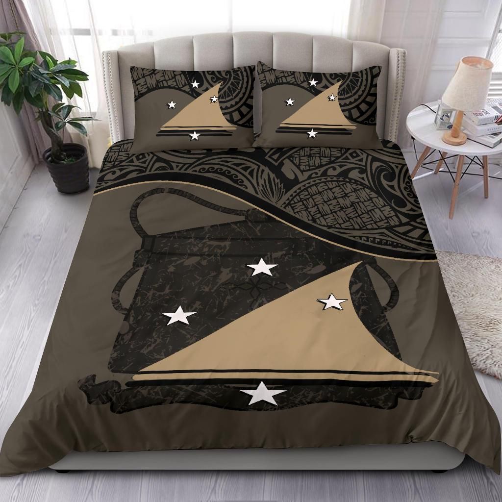 Tokelau Duvet Cover Set - Tokelau Coat Of Arms Brown
